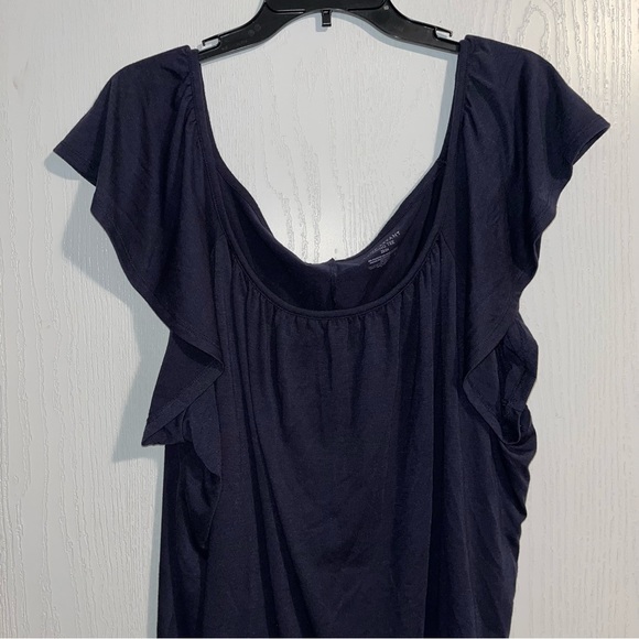 Lane Bryant size 22/24 dark blue swing top - Picture 2 of 7